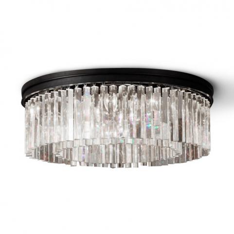 Люстра Delight Collection 1920s Odeon KR0387C-10B/P black/clear