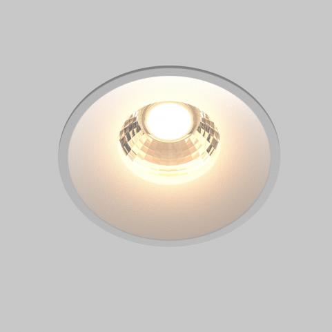 Точечный светильник Maytoni Technical Downlight 3000K Round DL058-12W3K-W