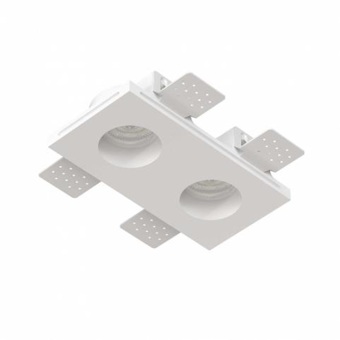 Точечный светильник Stellanova Quasar Duo Flat гипсовый SN 034