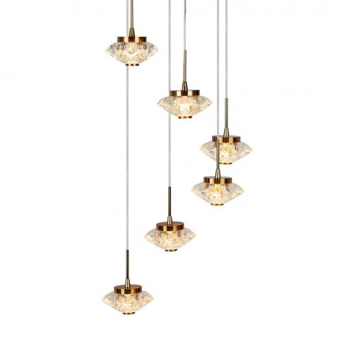 Светильник подвесной Gerhort G52142/6BRS CL