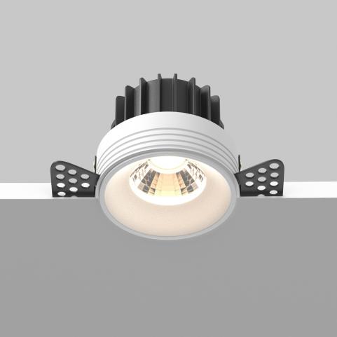 Точечный светильник Maytoni Technical Downlight 3000K Round DL058-12W3K-TRS-W