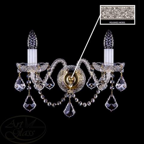 Бра Art Glass LIDICE II. NICKEL CE