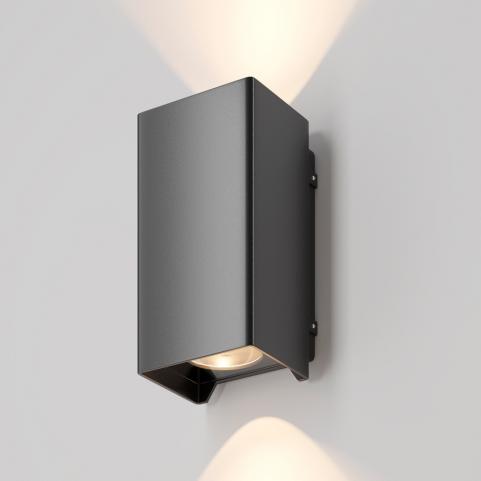 Настенный уличный светильник Maytoni Shell O570WL-L10B3K
