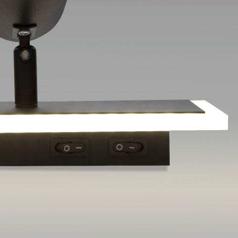 Бра Eurosvet Binar 20127/1 LED черный