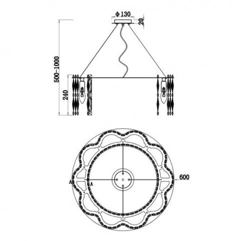 Подвесной светильник Stilfort Admire 2174/09/10P