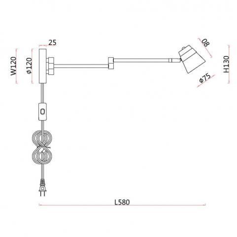 Бра Favourite Ordo 4223-1W