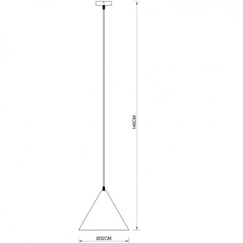 Светильник подвесной Arte Lamp David A7041SP-1BK