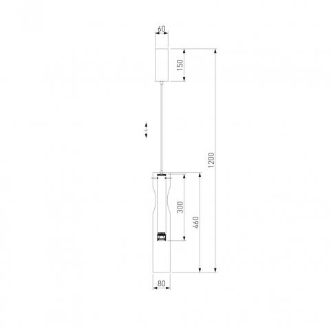 Подвесной светильник Eurosvet Swan 50253/1 LED графит