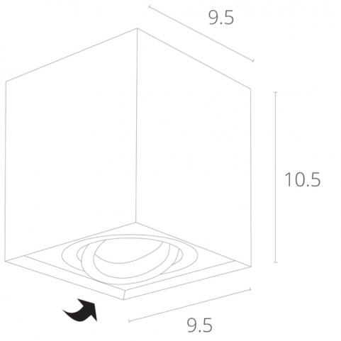 Накладной светильник Arte Lamp Factor   A5544PL-1BK