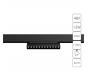 Магнитный трековый светильник Arte Lamp Linea 4000К A4668PL-1BK