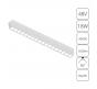 Магнитный трековый светильник Arte Lamp Rapid 4000К A6169PL-1WH
