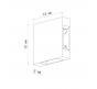 Настенный уличный светильник Arte Lamp Algol   A1445AL-4BK