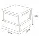 Настенный уличный светильник Arte Lamp Ulysses  A8712AL-1BK