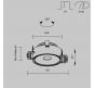 Точечный светильник Maytoni Technical Downlight 3000-4000-6000K Move DL060-9W3-4-6K-TRS-W