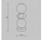 Настольный светильник Maytoni Brosche MOD362TL-L10GR3K